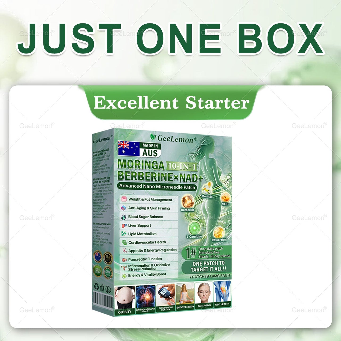𝐆𝐞𝐞𝐋𝐞𝐦𝐨𝐧® 𝐌𝐨𝐫𝐢𝐧𝐠𝐚 · 𝐁𝐞𝐫𝐛𝐞𝐫𝐢𝐧𝐞 × 𝐍𝐀𝐃+ 𝟏𝟎-𝐢𝐧-𝟏 𝐀𝐝𝐯𝐚𝐧𝐜𝐞𝐝 𝐍𝐚𝐧𝐨 𝐌𝐢𝐜𝐫𝐨𝐧𝐞𝐞𝐝𝐥𝐞 𝐏𝐚𝐭𝐜𝐡