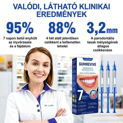 PureShade® 🦷 GumRevive Ínyregeneráló Gél – Az egészségesebb ínyért és magabiztosabb mosolyért 👍