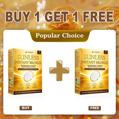 𝐇𝐢𝐬𝐤𝐢𝐧® 𝐒𝐮𝐧𝐥𝐞𝐬𝐬 𝐈𝐧𝐬𝐭𝐚𝐧𝐭 𝐁𝐫𝐨𝐧𝐳𝐞 𝐓𝐚𝐧𝐧𝐢𝐧𝐠 𝐌𝐢𝐜𝐫𝐨𝐧𝐞𝐞𝐝𝐥𝐞 𝐏𝐚𝐭𝐜𝐡☀️ 𝐍𝐨 𝐔𝐕, 𝐍𝐨 𝐎𝐫𝐚𝐧𝐠𝐞, 𝐍𝐨 𝐒𝐭𝐫𝐞𝐚𝐤𝐬, 𝐍𝐨 𝐃𝐇𝐀, 𝐍𝐨 𝐌𝐞𝐬𝐬