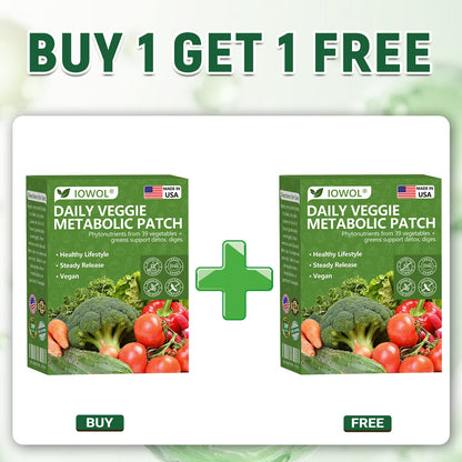 𝐈𝐎𝐖𝐎𝐋® 𝐃𝐚𝐢𝐥𝐲 𝐕𝐞𝐠𝐞𝐭𝐚𝐛𝐥𝐞 𝐌𝐞𝐭𝐚𝐛𝐨𝐥𝐢𝐜 𝐏𝐚𝐭𝐜𝐡 𝐮𝐬𝐞𝐬 𝐨𝐫𝐠𝐚𝐧𝐢𝐜 𝐯𝐞𝐠𝐞𝐭𝐚𝐛𝐥𝐞 𝐞𝐱𝐭𝐫𝐚𝐜𝐭𝐬 𝐚𝐧𝐝 𝐩𝐡𝐲𝐭𝐨𝐧𝐮𝐭𝐫𝐢𝐞𝐧𝐭𝐬 𝐟𝐫𝐨𝐦 𝟑𝟗 𝐯𝐞𝐠𝐞𝐭𝐚𝐛𝐥𝐞𝐬 + 𝐠𝐫𝐞𝐞𝐧𝐬 𝐭𝐨 𝐬𝐮𝐩𝐩𝐨𝐫𝐭 𝐝𝐞𝐭𝐨𝐱, 𝐝𝐢𝐠𝐞𝐬𝐭𝐢𝐨𝐧 & 𝐦𝐞𝐭𝐚𝐛𝐨𝐥𝐢𝐜 𝐫𝐞𝐬𝐞𝐭, 𝐚𝐧𝐝 𝐛𝐨𝐨𝐬𝐭 𝐞𝐧𝐞𝐫𝐠𝐲 𝐟𝐨𝐫 𝐚𝐥𝐥-𝐝𝐚𝐲 𝐰𝐞𝐥𝐥𝐧𝐞𝐬𝐬