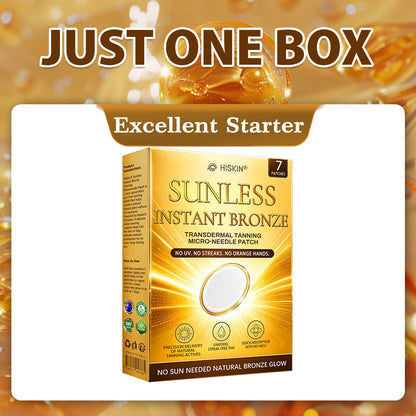 𝐇𝐢𝐬𝐤𝐢𝐧® 𝐒𝐮𝐧𝐥𝐞𝐬𝐬 𝐈𝐧𝐬𝐭𝐚𝐧𝐭 𝐁𝐫𝐨𝐧𝐳𝐞 𝐓𝐚𝐧𝐧𝐢𝐧𝐠 𝐌𝐢𝐜𝐫𝐨𝐧𝐞𝐞𝐝𝐥𝐞 𝐏𝐚𝐭𝐜𝐡☀️ 𝐍𝐨 𝐔𝐕, 𝐍𝐨 𝐎𝐫𝐚𝐧𝐠𝐞, 𝐍𝐨 𝐒𝐭𝐫𝐞𝐚𝐤𝐬, 𝐍𝐨 𝐃𝐇𝐀, 𝐍𝐨 𝐌𝐞𝐬𝐬