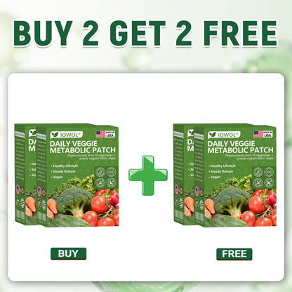 𝐈𝐎𝐖𝐎𝐋® 𝐃𝐚𝐢𝐥𝐲 𝐕𝐞𝐠𝐞𝐭𝐚𝐛𝐥𝐞 𝐌𝐞𝐭𝐚𝐛𝐨𝐥𝐢𝐜 𝐏𝐚𝐭𝐜𝐡 𝐮𝐬𝐞𝐬 𝐨𝐫𝐠𝐚𝐧𝐢𝐜 𝐯𝐞𝐠𝐞𝐭𝐚𝐛𝐥𝐞 𝐞𝐱𝐭𝐫𝐚𝐜𝐭𝐬 𝐚𝐧𝐝 𝐩𝐡𝐲𝐭𝐨𝐧𝐮𝐭𝐫𝐢𝐞𝐧𝐭𝐬 𝐟𝐫𝐨𝐦 𝟑𝟗 𝐯𝐞𝐠𝐞𝐭𝐚𝐛𝐥𝐞𝐬 + 𝐠𝐫𝐞𝐞𝐧𝐬 𝐭𝐨 𝐬𝐮𝐩𝐩𝐨𝐫𝐭 𝐝𝐞𝐭𝐨𝐱, 𝐝𝐢𝐠𝐞𝐬𝐭𝐢𝐨𝐧 & 𝐦𝐞𝐭𝐚𝐛𝐨𝐥𝐢𝐜 𝐫𝐞𝐬𝐞𝐭, 𝐚𝐧𝐝 𝐛𝐨𝐨𝐬𝐭 𝐞𝐧𝐞𝐫𝐠𝐲 𝐟𝐨𝐫 𝐚𝐥𝐥-𝐝𝐚𝐲 𝐰𝐞𝐥𝐥𝐧𝐞𝐬𝐬