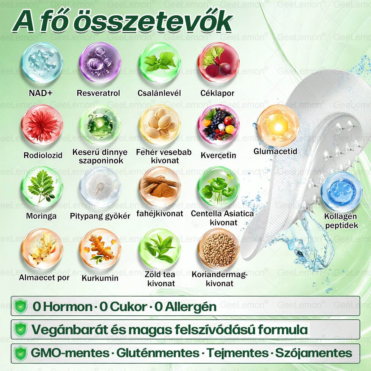 𝐆𝐞𝑒𝐿𝑒𝐦𝐨𝐧® Glumasetide 8 az 1-ben Karcsú és Egészséges Nano Mikrotűs Tapasz ✅