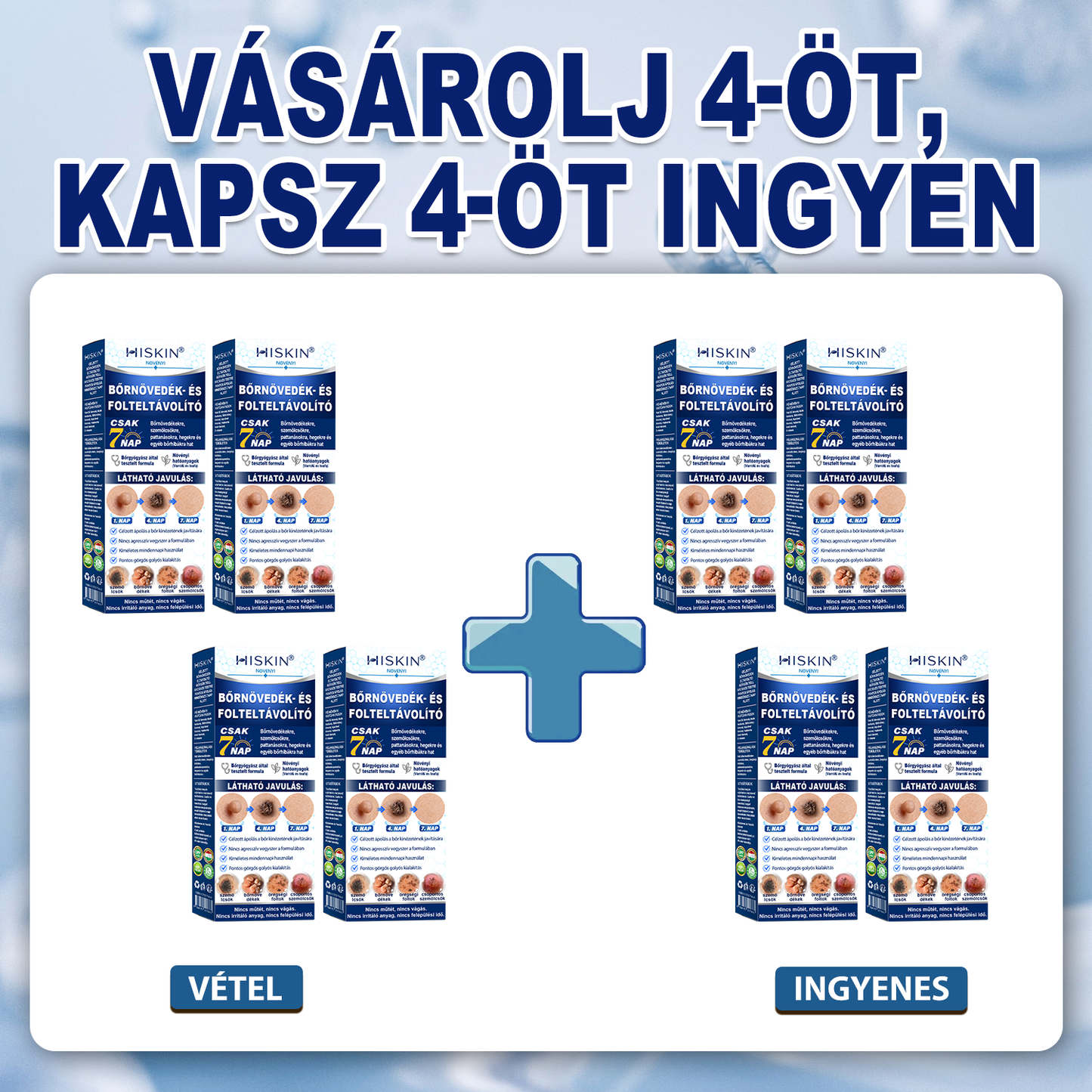 🎁 Hiskin® 7 napos Szemölcseltávolító Roll-on Ápoló Folyadék