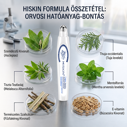 🎁 Hiskin® 7 napos Szemölcseltávolító Roll-on Ápoló Folyadék