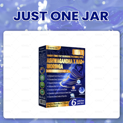 IOWOL ® NIGHT-TIME FAT BURNING PATCHES! ZERO PILLS & ZERO WASTE & ZERO STRUGGLE & 100% RESULTS