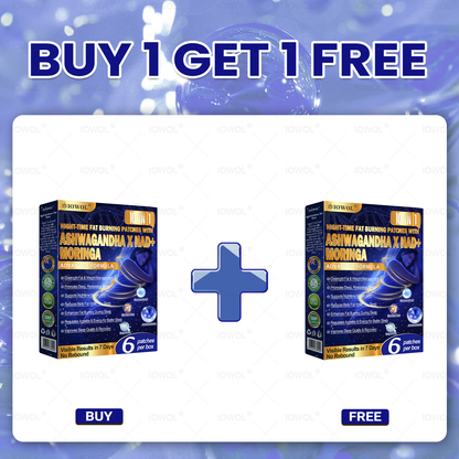 IOWOL ® NIGHT-TIME FAT BURNING PATCHES! ZERO PILLS & ZERO WASTE & ZERO STRUGGLE & 100% RESULTS